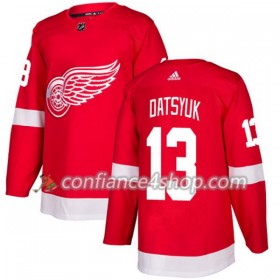 Adidas Maillot de Hockey Detroit Red Wings Pavel Datsyuk 13 2017-2018 Rouge Authentic - Homme